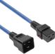 ACT Netsnoer C19 IEC Lock - C20 blauw 2 m