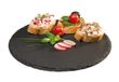 APS-Germany 00969 Slate Zwart Rond Leisteen