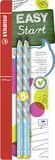 STABILO - Ergonomisch grafietpotlood voor linkshandigen - EASYgraph - 2B - 2 Stuks - Blauw