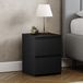 Vida Designs Denver 2 lade nachtkastje kist (zwart)