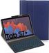 RLTech Toetsenbord hoes voor Galaxy Tab S7+ (QWERTY) - Blauw