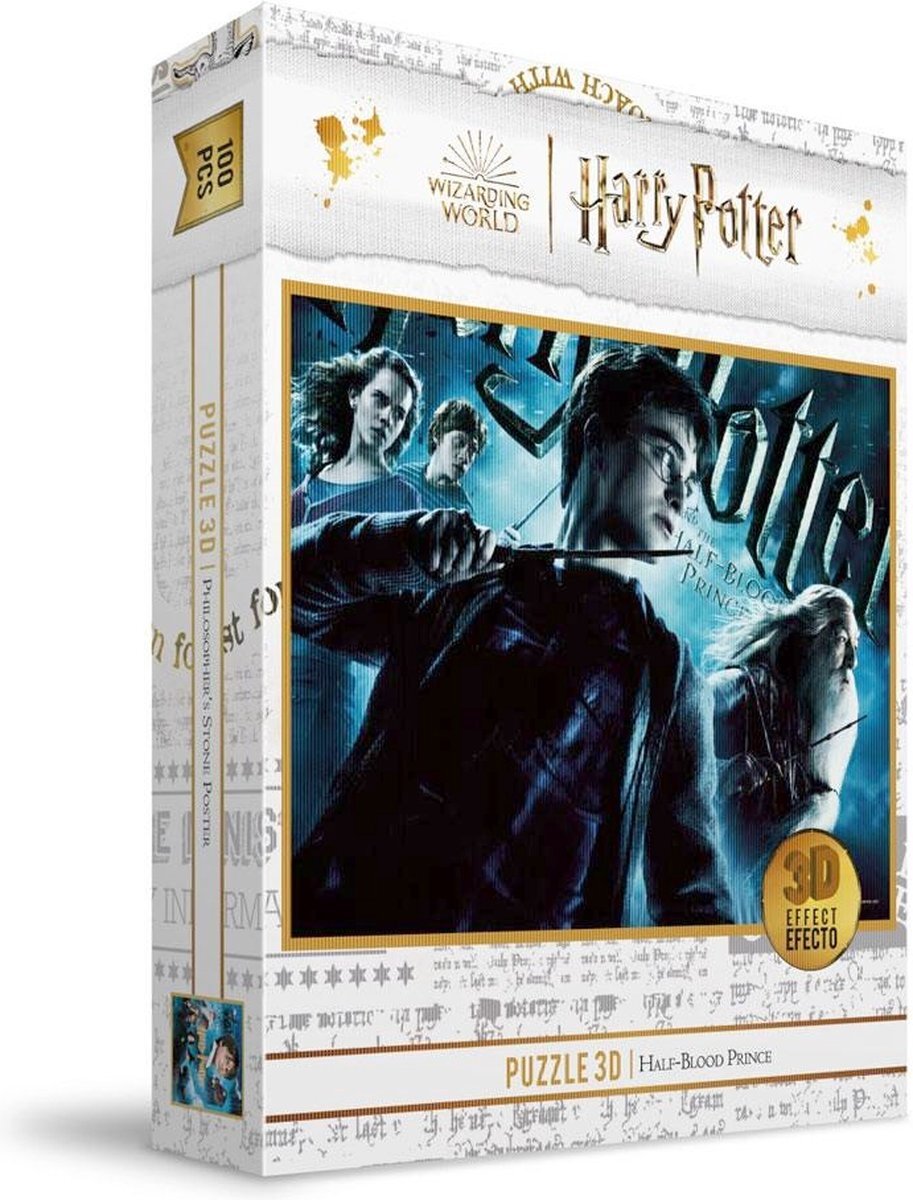 SD DISTRIBUCIONES Harry Potter Puzzel 3D-Effect Half-Blood Prince (100 pieces) Multicolours