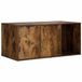 vidaXL Kattenkrat Meubel Gerookt eiken 100 x 49 x 45 cm Bewerkt hout
