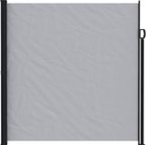 vidaXL Uittrekbaar Zijscherm Rechthoekig 220 x 600 cm Polyester Grijs