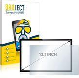 BROTECT - Screenprotector voor Touch-Panel PC's met 13.3 inch Schermen [285 mm x 180 mm, 16:10] Folie Beschermfolie matte 2 Stuks