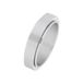 Lucardi Unisex Stainless steel anxiety ring - Ring - Staal - Zilverkleurig - 23 / 72 mm