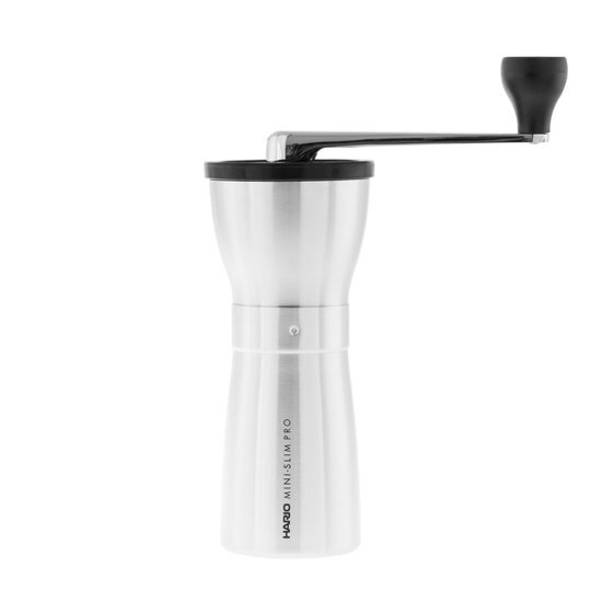 Hario Ceramic Coffee Mill - Mini Slim Pro Silver