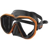 Seac Appeal, Made in Italy duikmasker met enkele lens en 3D gesp direct op het gelaatsstuk