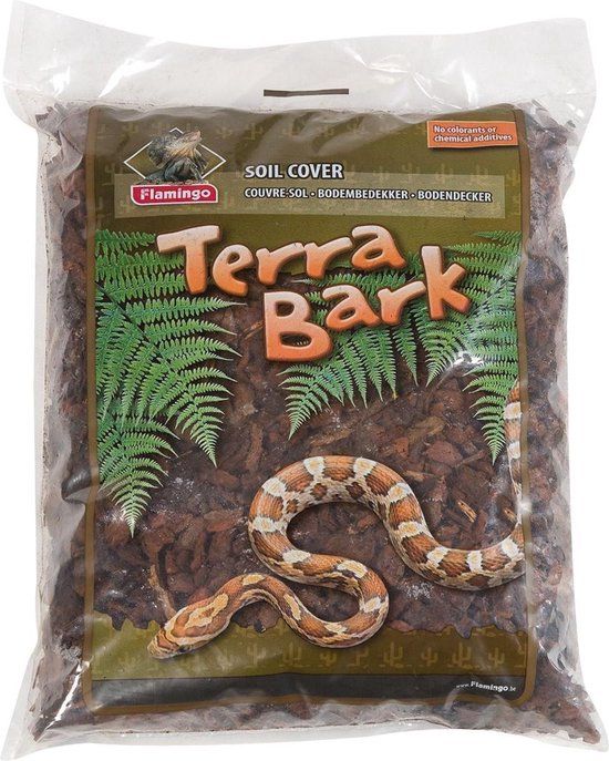 Flamingo Terrarium Bark Bodemschors - Bruin - 8 liter