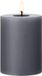 Ester & Erik Led Pillar kaars H10cm dark slate