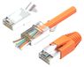RedStar24 10x RJ45-Stecker Cat 7 Durchgang