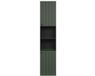 Trendteam Badkamerkolom - Saliegroen en zwart decor - L40 x H186 x D31cm - PURE BLISS