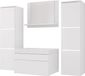 Ensemble de meubles de salle de bains blanc/blanc mat
