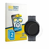 BROTECT - Screenprotector voor Samsung Galaxy Watch 9 (44 mm) - Folie Beschermfolie transparant 2 Stuks
