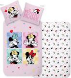 Disney Minnie Mouse Love & Laughter Housse de couette - Simple - 140 x 200 cm - Coton