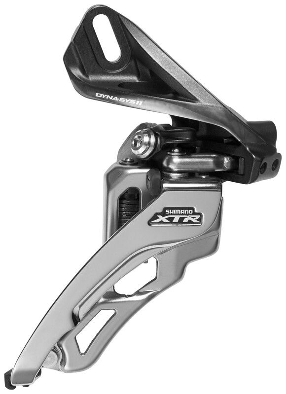 Shimano XTR FD-M9000 Voorderailleur Side-Swing - 3x11-speed - Zwart/Zilver