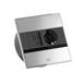 Bachmann SENSE Edelstahl-Optik 1x CEE7/3, 1x USB A/C L=2,0m AEH