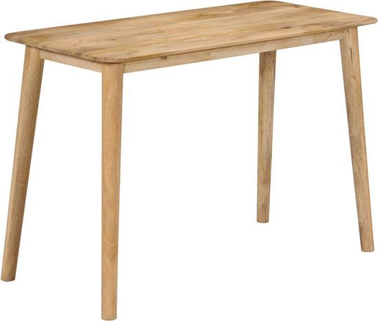 vidaXL Eettafel 112x52x76 cm massief mangohout