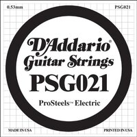 D'Addario PSG042 ProSteels .021 Single Guitar String