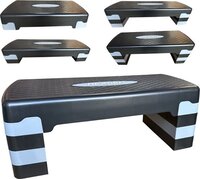 NexGen Aerobic Fitness Stepper | Compact Step | 4 Heights | Black
