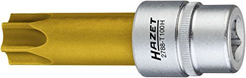 HAZET Nokkenasversteller Schroevendraaierbit 2788-T100H - T100 H - 1/2 inch - Tamper Resistant TORX