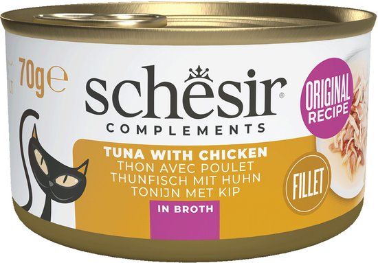 Schesir Tonijn & Kip Kat Natvoer 1 x 70 gr
