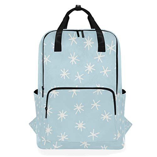 MONTOJ Travel Rugzak Snowflake School Rugzak