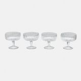 LOBERON Glas set van 4 Solerón helder