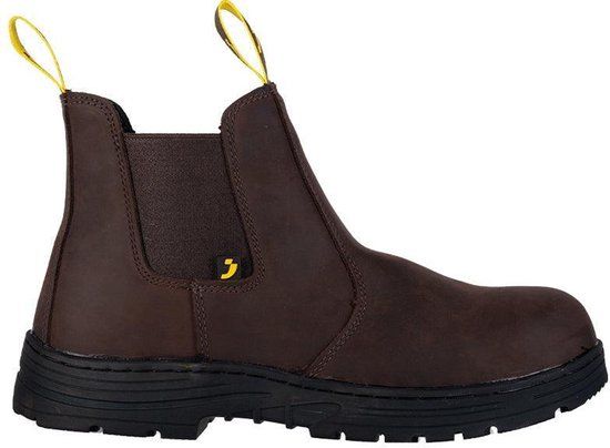 Safety Jogger Jackman S3 Safety Shoes - Dark Brown - Size 37