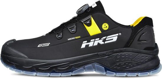 HKS Running Star RS 270 BOA S3 werkschoenen - Zwart/Geel - Maat 41