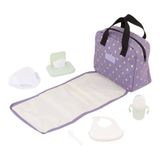 LullaBaby Luiertas met voedingsaccessoires voor poppen