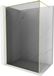Mexen Kioto-XF paroi de douche Walk-in avec cadre 100 x 202 cm, verre graphite 10 mm, finition : or brossé