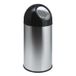 V-part Afvalbak met pushdeksel 40 liter rvs