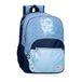 Pepe Jeans Noni Denim rugzak met twee vakken, aanpasbaar aan trolley, blauw, 32 x 44 x 22 cm, polyester