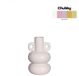 Merkloos Ideas 4 Seasons Chubby kaarsenhouder H12cm off white