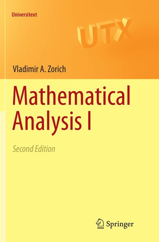 Mathematical Universitext Mathematical Analysis I Paperback