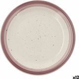 Quid Platt tallrik Quid Allegra Peoni Keramisch Tweekleurig (Ø 27 cm) (12 Stuks)