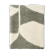 Scandi Living Plaid en laine Leaf 130x180 cm Kaki vert