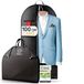 FiRiO Housse de vêtement premium 1x - MATÉRIAU JUSQU'À 50 % PLUS ÉPAIS - Housse de vêtement pliable pour voyage - Housse de costume professionnelle - Housse de vêtement respirante pour voyage et rangement - Housse de vêtement - Clothes Cover - 100x60cm
