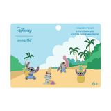 Loungefly - Stitch emaille pin set - Disney: Lilo & Stitch emaille pinnen - Amazon Exclusive - Leuke verzamelbare nieuwigheid broche - voor rugzakken en tassen - cadeau-idee - officiële merchandise