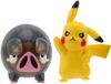 Jazwares Pokémon Battle Figure Set Figuur 2-Pack Pikachu #5, Lechonk 5 cm Action Figuur