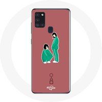Maniacase Cases for Samsung Galaxy A21S Inktvis Spel Ji Yeong Number 240 En Kang Sae Byeok Number 067