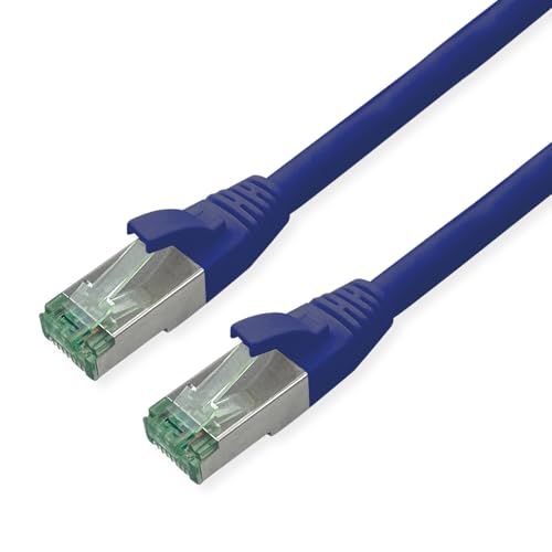 ROLINE Recycled Material 21.45.3242 netwerkkabel Blauw 2 m Cat6a S/FTP (S-STP)