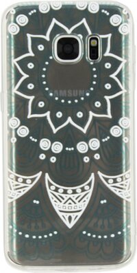 Xccess TPU/PC Case Samsung Galaxy S7 Transparent/Green Oriental