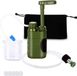 Merkloos Waterfilter Waterfilter voor overleving Waterzuiveringspomp Waterfilter noodpakket Filtert 3000 liter Vrij van BPA