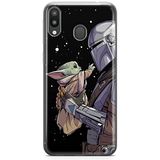 ERT GROUP mobiel telefoonhoesje voor Samsung M20 origineel en officieel erkend Star Wars patroon Baby Yoda 019