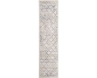 Safavieh Traditioneel Geweven Binnen Vloerkleed, Brentwood Collectie, BNT809, in Licht Grijs & Blauw, 61 X 244 cm