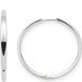 Leonardo Jewels Creole Bravo, 023573, 1 paar klapcreolen van roestvrij staal, zilverkleurig, 3,2 cm diameter