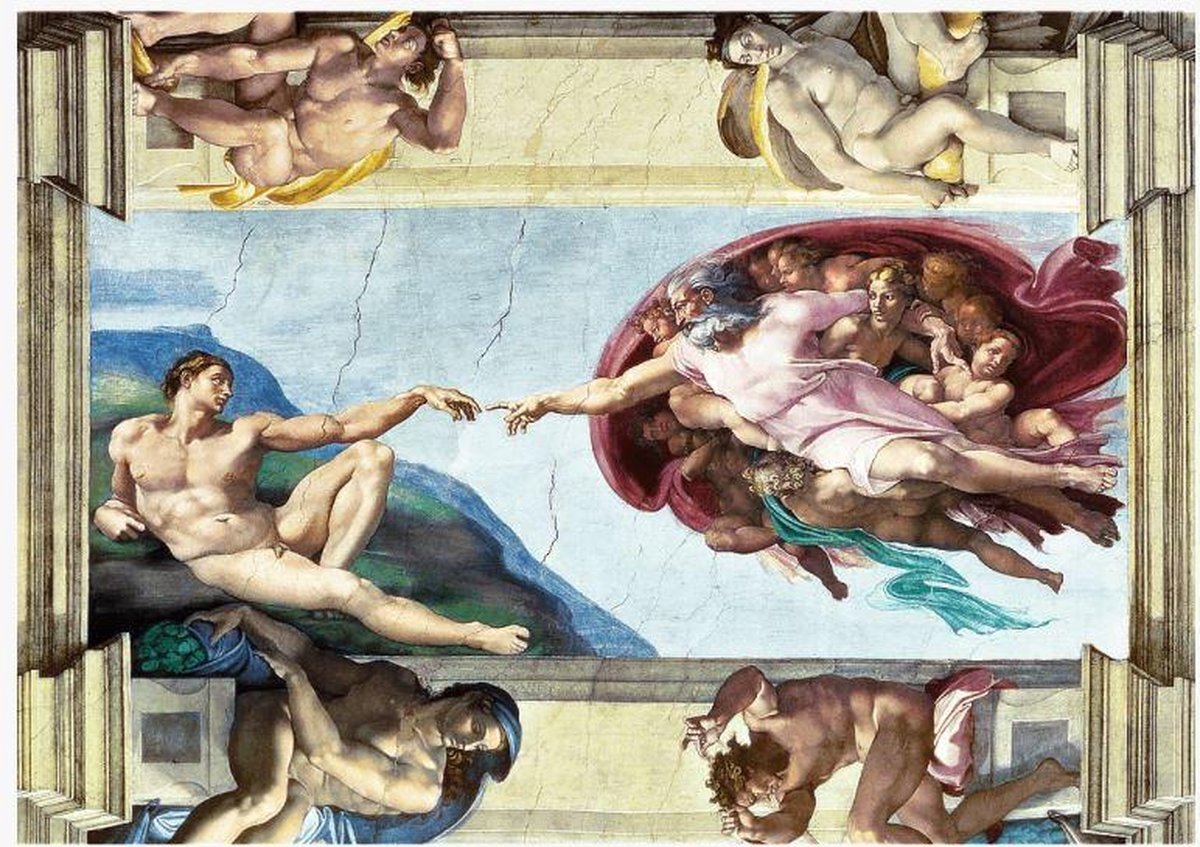 Trefl Michelangelo : The Creation of Adam - Puzzle 1,000 pieces