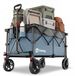 Merkloos Bolderkar opvouwbaar - 200 l - 200 kg - Blauw